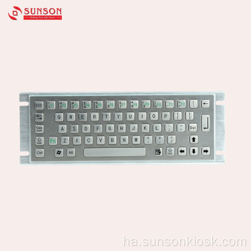 Keyboard Metal mai Maballin ruwa da kuma kushin kusurwa